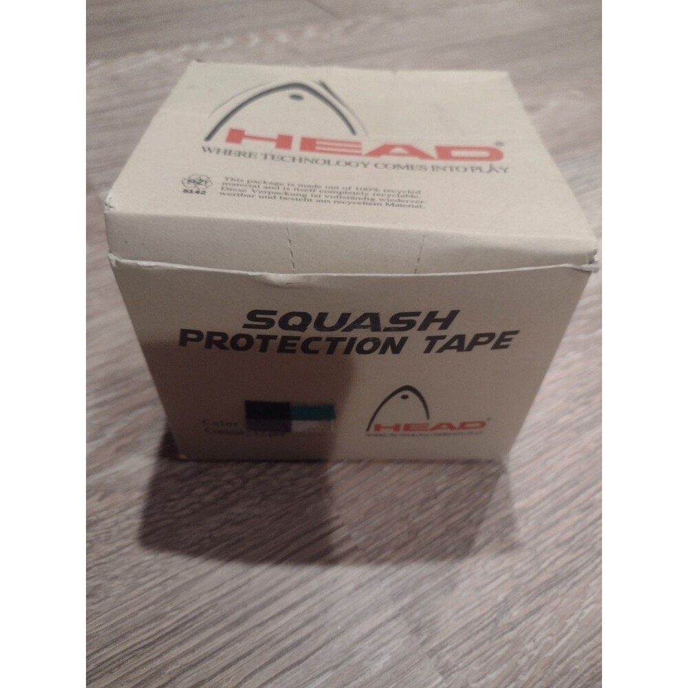 Head Box Of 12 Squash Protection Tape 4 Colors Length 6.6 Feet 2 Meters New